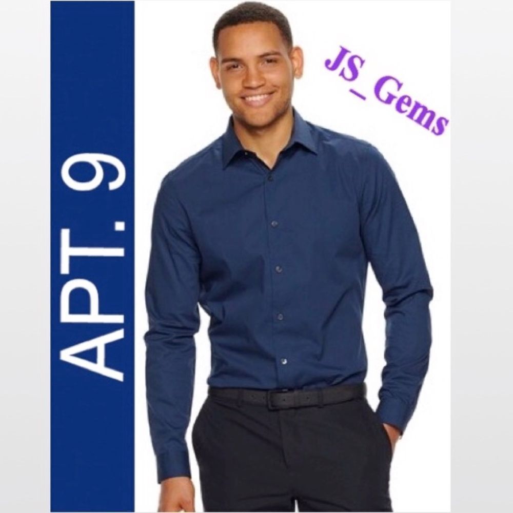 New Men Blue Flex Top